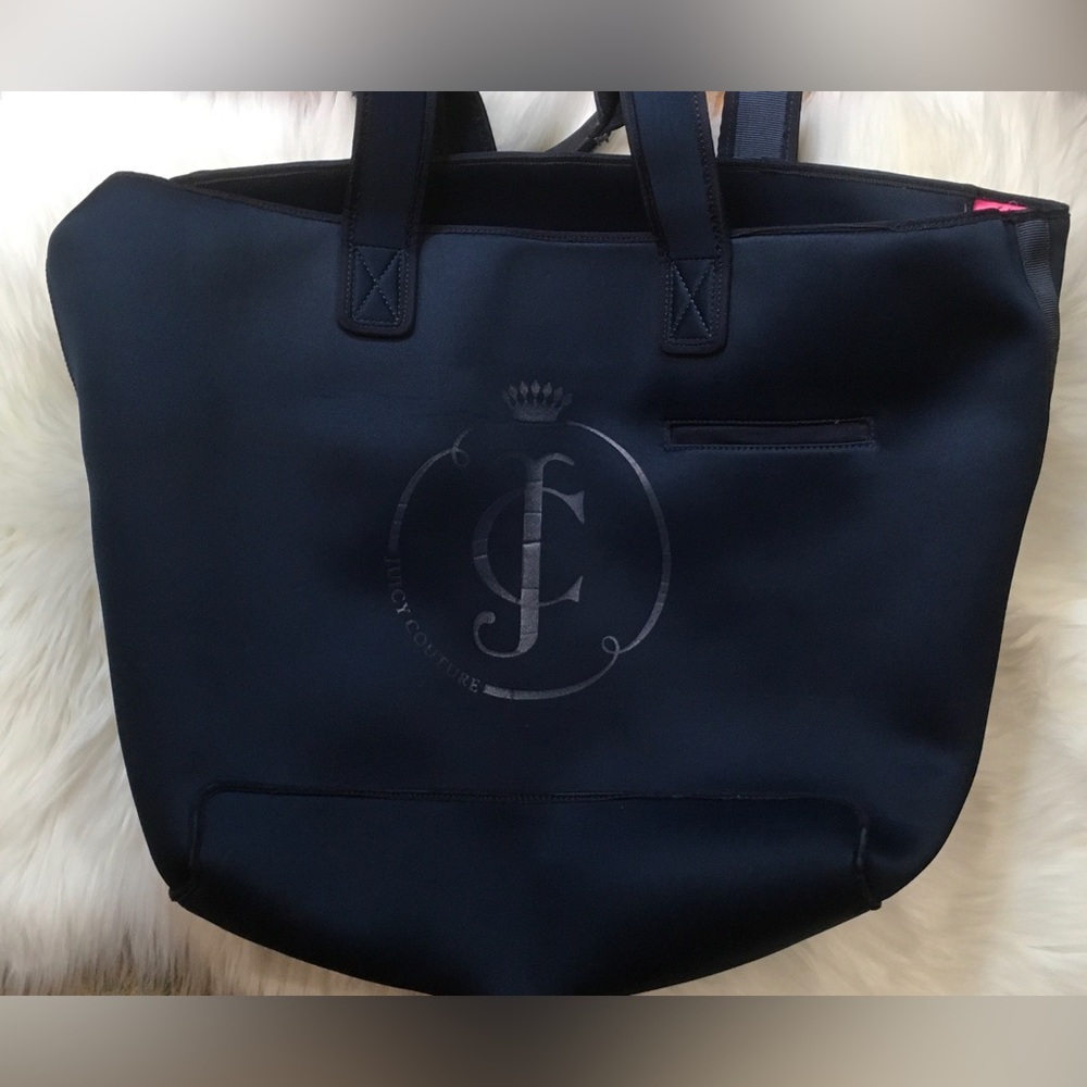 Juicy Couture Navy Blue Tote - Picture 1 of 11